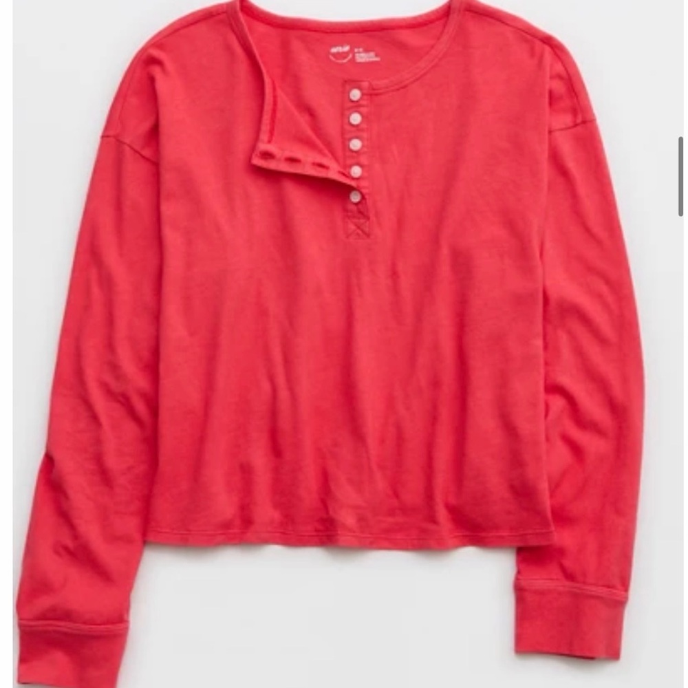 Aerie Cotton Mix Henley Set